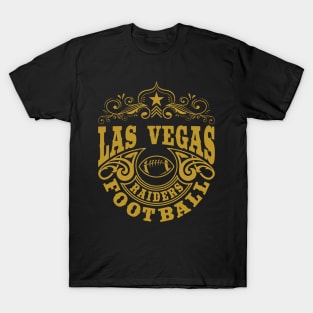 Vintage Retro Las Vegas Raiders Football T-Shirt
